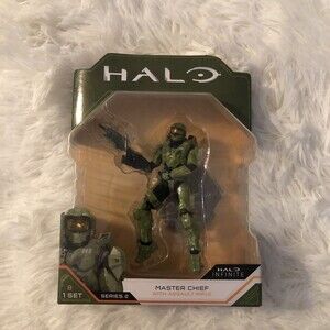 New HALO Master Chief with Assault Rifle Series 2 1 Set Toy